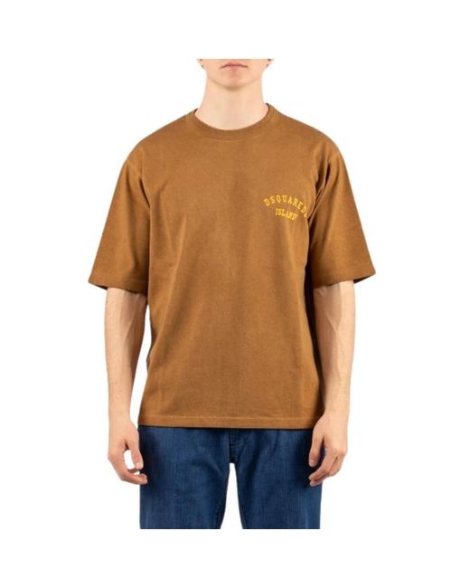 DSquared² Brown T-Shirts for men