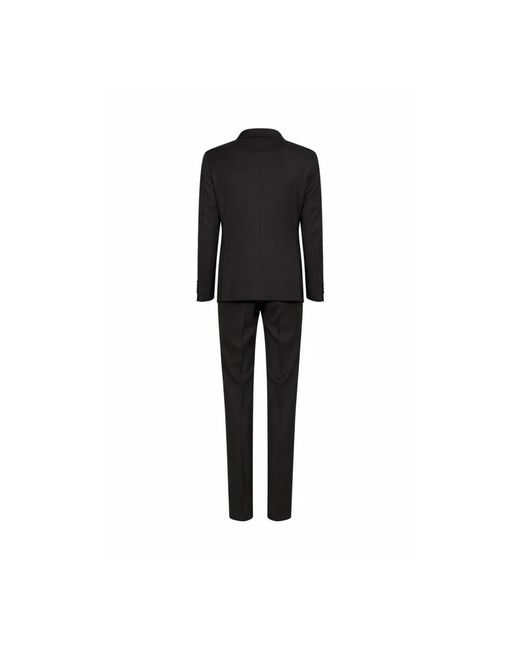 Tagliatore Kostuums ,Bruin ,Wol Double-Breasted Suit in het Black voor heren