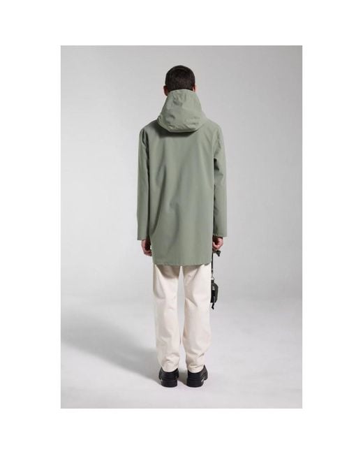Stutterheim Gray Rain Jackets for men