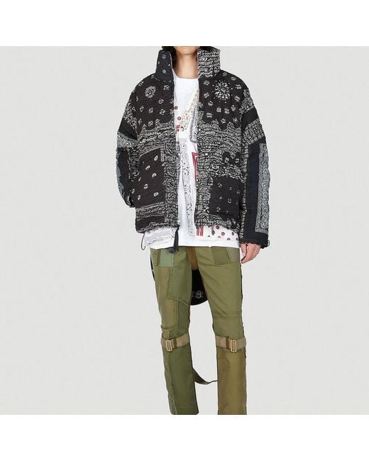 Children of the discordance Black Down Jackets for men