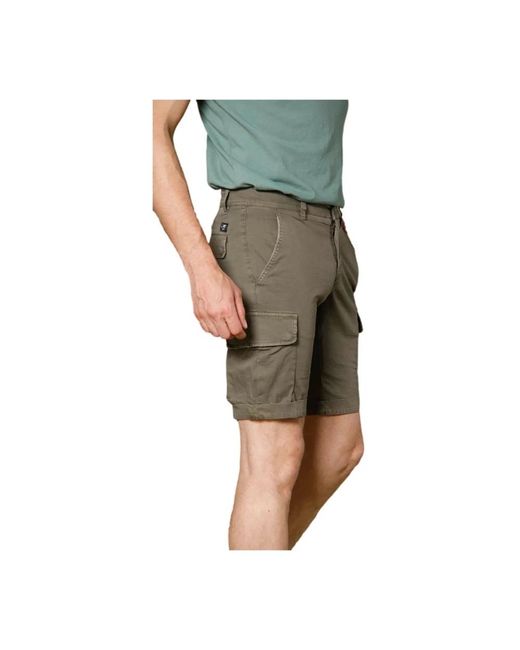 Mason's Green Casual Shorts for men