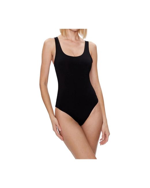 Calvin Klein Badmode ,Zwart ,Zwemkleding Voor Klaar Om Te Spetteren in het Black