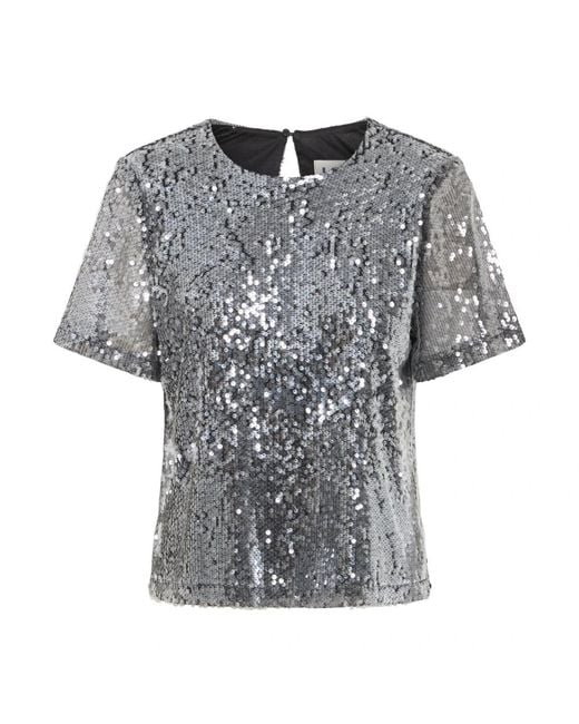 Ichi Gray Blouses