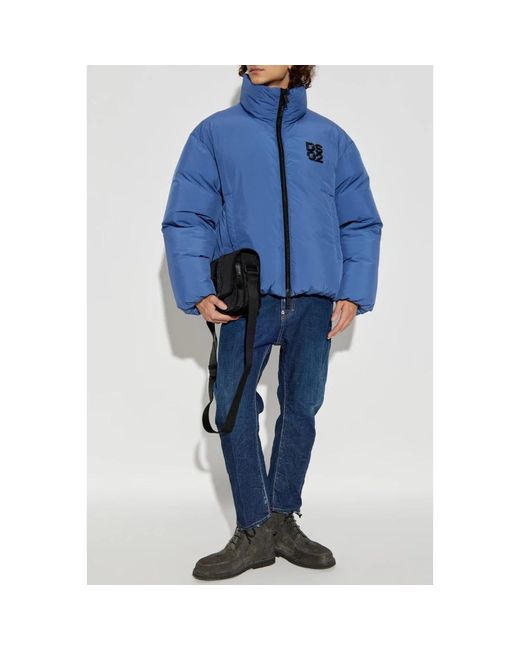 DSquared² Donsjack in het Blue voor heren