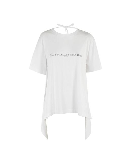 Tops > t-shirts Semicouture en coloris White