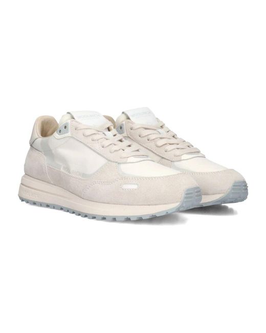 Woolrich White Retro Sneakers Grau