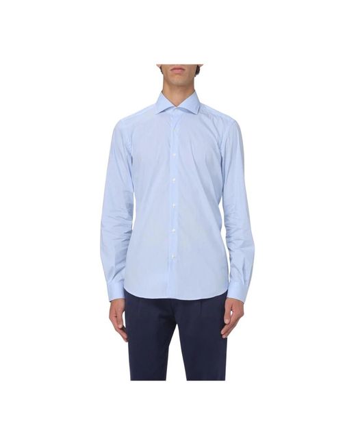 Fay Blue Formal Shirts for men