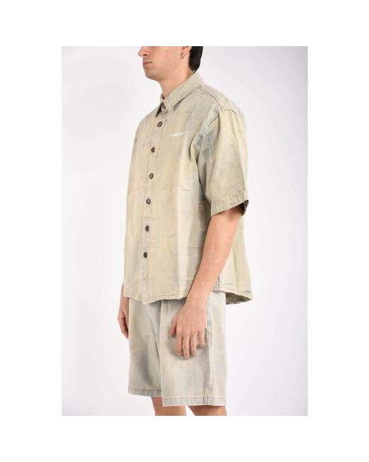 Acupuncture Natural Denim Shirts for men