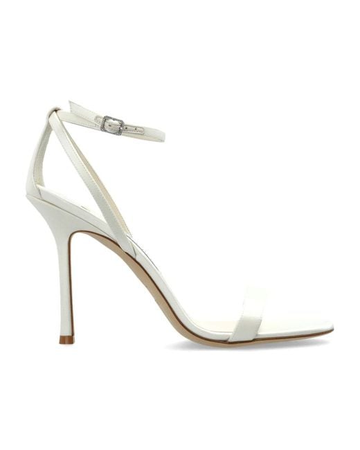 Jimmy Choo White High Heel Sandals