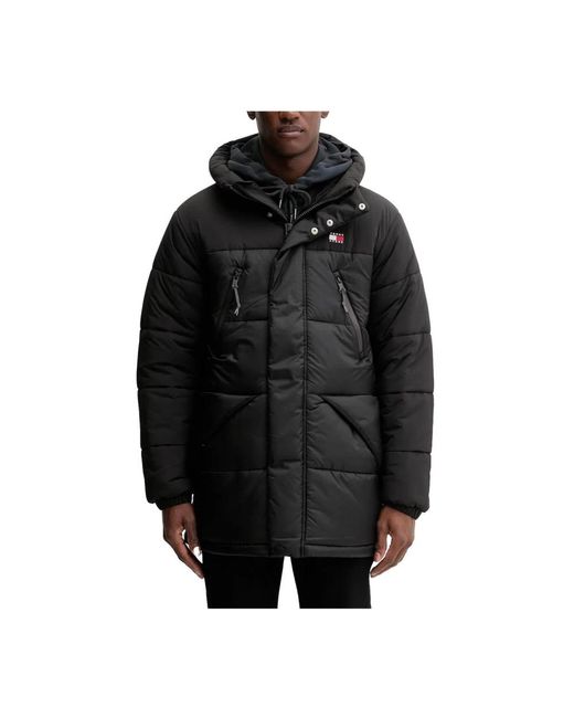 Tommy Hilfiger Jassen ,Zwart ,Winterjassen in het Black voor heren