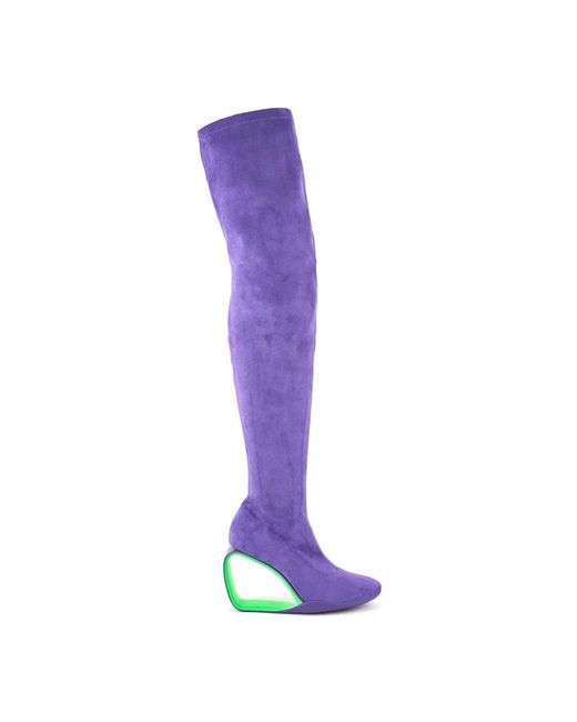 Over-knee stivali di United Nude in Purple