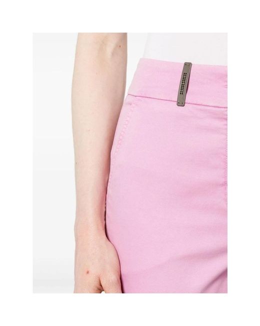 Peserico Pink Cropped Trousers