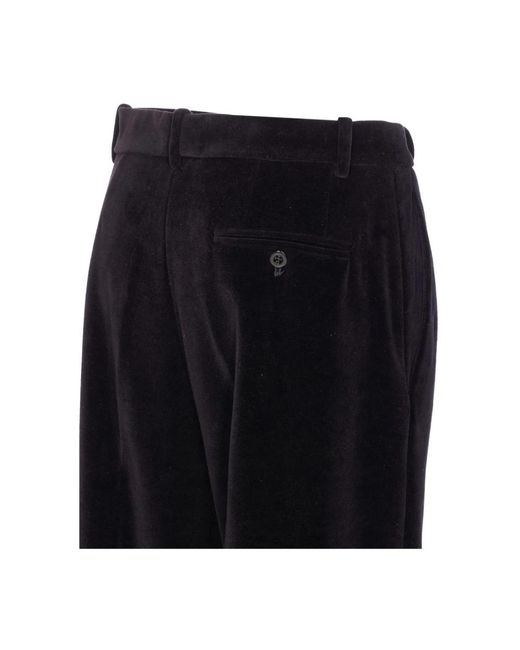 Circolo 1901 Black Wide Trousers