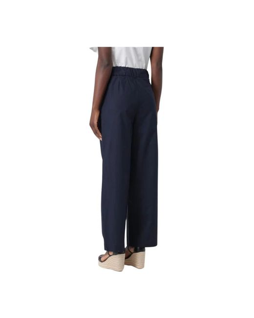 Woolrich Blue Straight Trousers