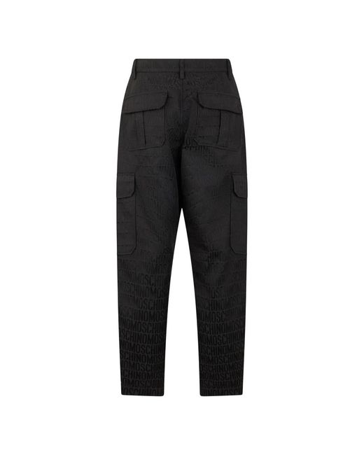 Moschino Black Slim-Fit Trousers for men