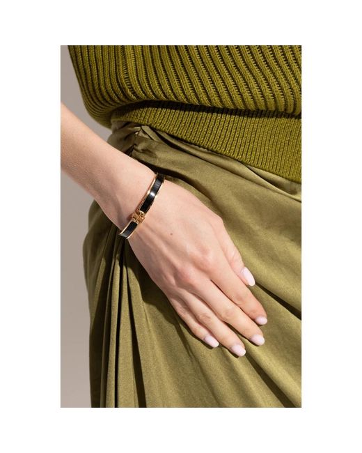 Bracelets Tory Burch de color Black