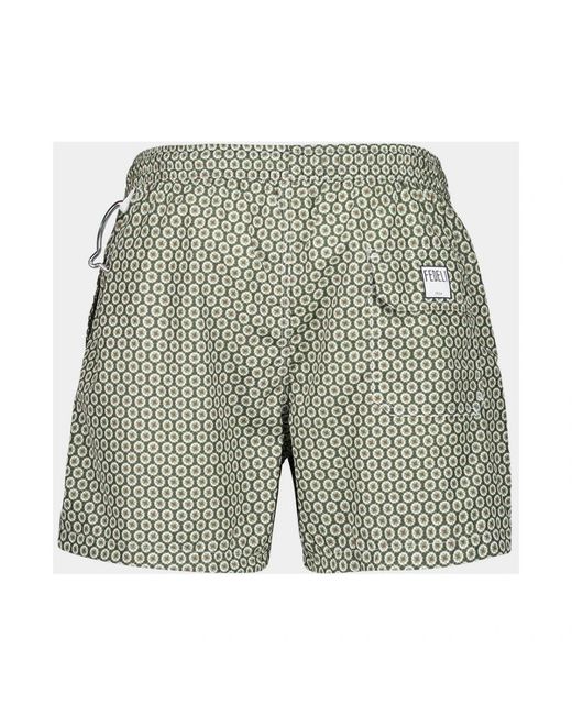 Fedeli Green Beachwear for men