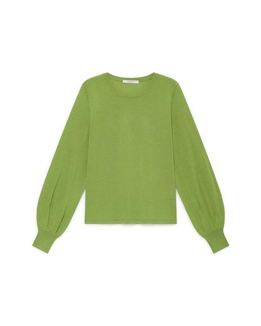 Maliparmi Green Round-Neck Knitwear