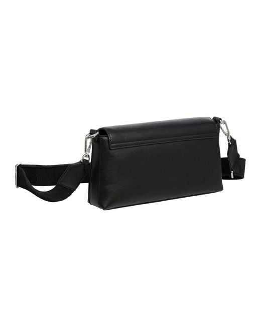 Calvin Klein Black Stilvolle caviar schultertasche