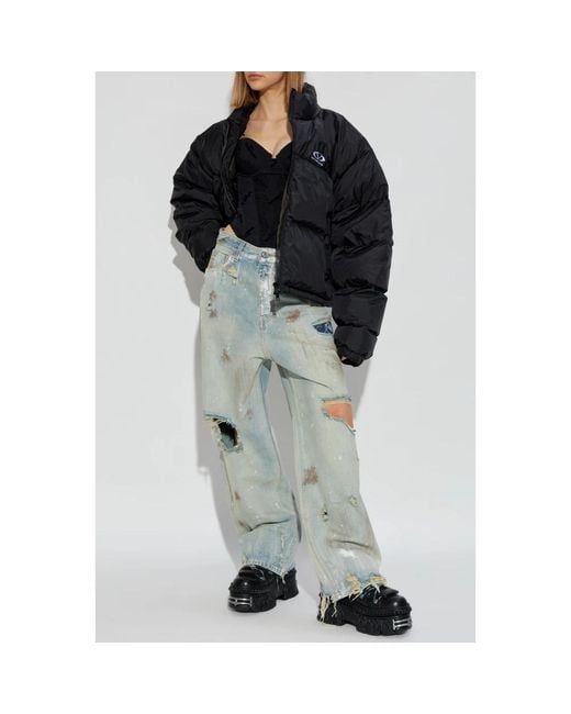 Vetements Black Down Jackets