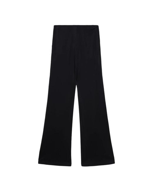 Helmut Lang Black Wide Trousers