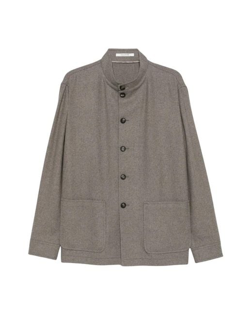 Tagliatore Gray Light Jackets for men