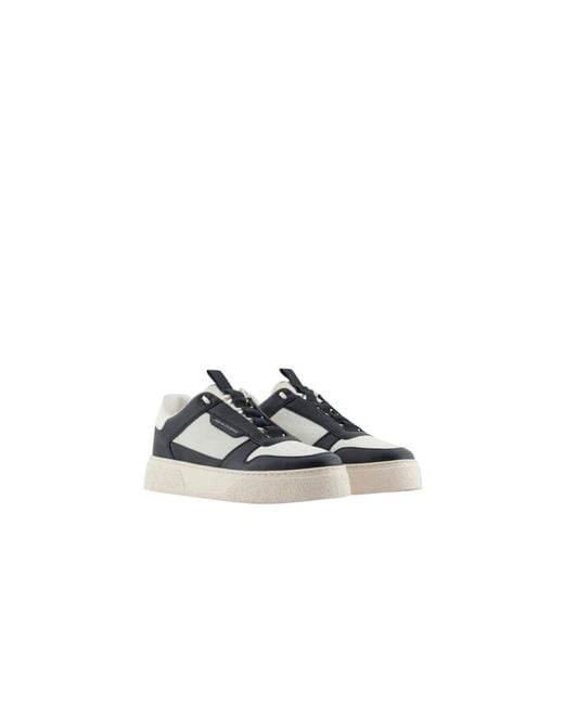 ARMANI EXCHANGE Black Sneakers for men