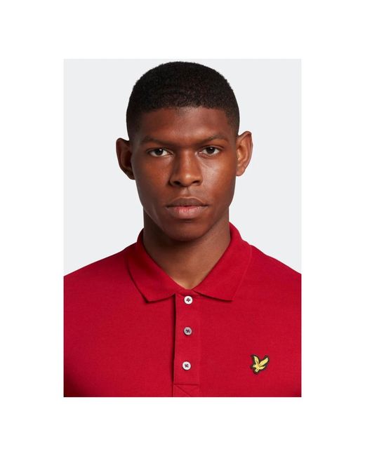 Lyle & Scott Red Polo Shirts for men