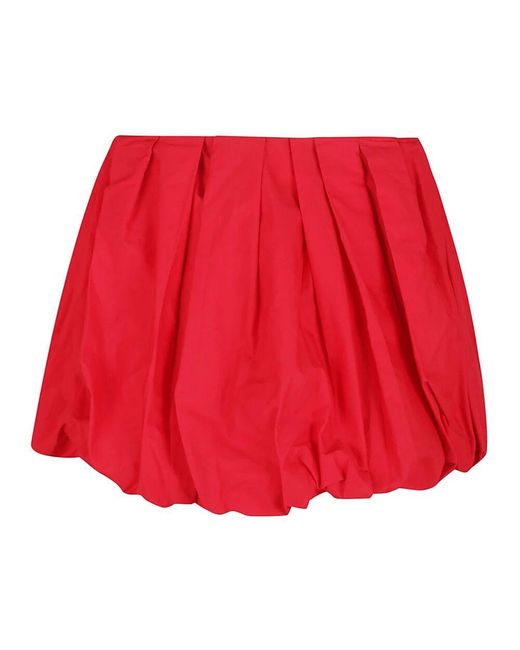 Pinko Red Short Skirts