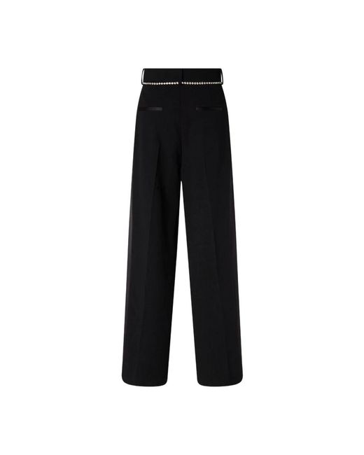 Pinko Black Wide Trousers