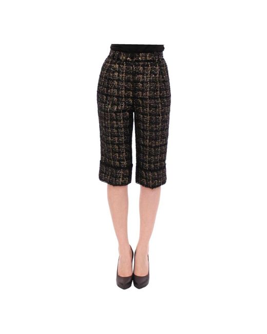 Dolce & Gabbana Black Bermudas