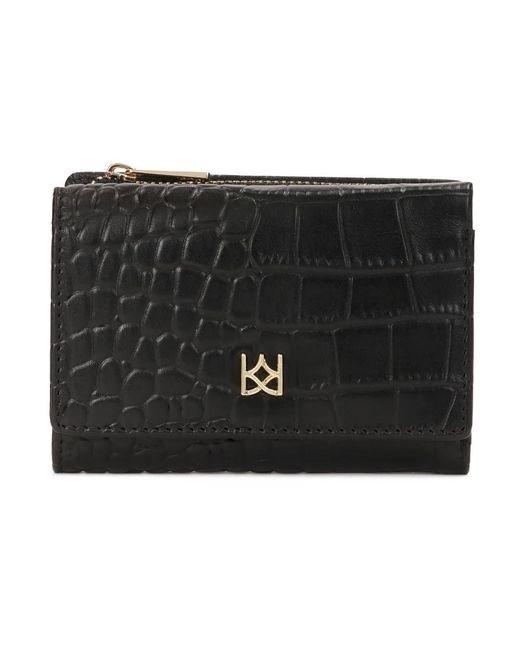 Kazar Kleine Reliëfportemonnee in het Black