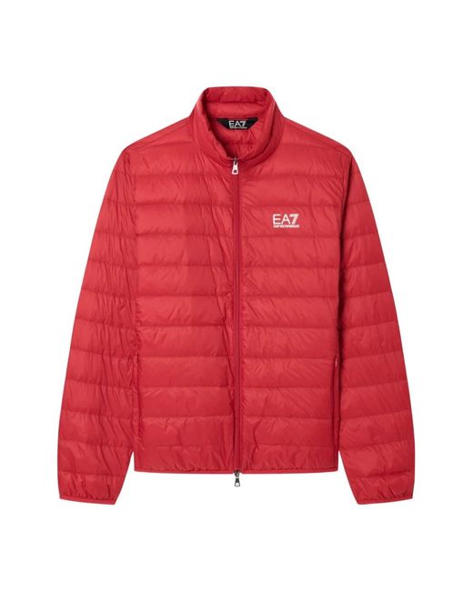 Down Jackets EA7 pour homme en coloris Red