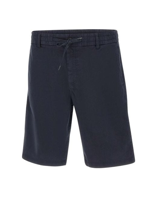 Boss Blue Casual Shorts for men