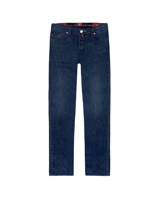 Tramarossa Blue Straight Jeans for men