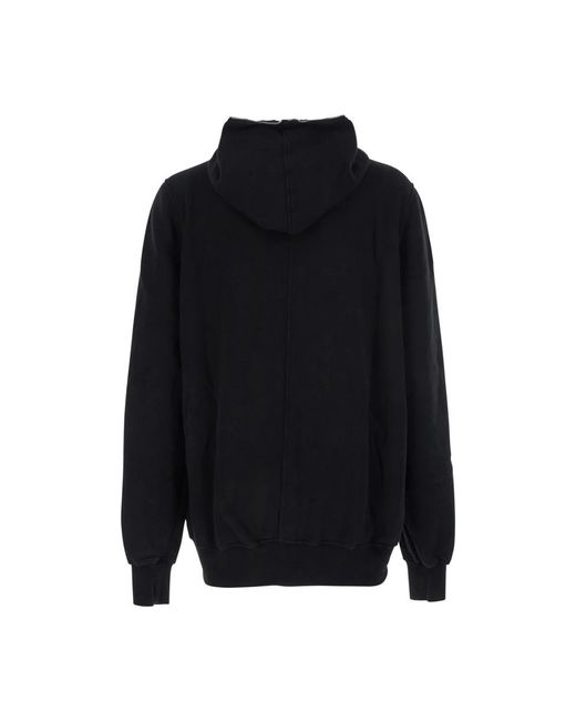 Rick Owens Hoodies & Sweatvesten ,Zwart ,Katoen Hoodie Met Kangoeroezak in het Black voor heren
