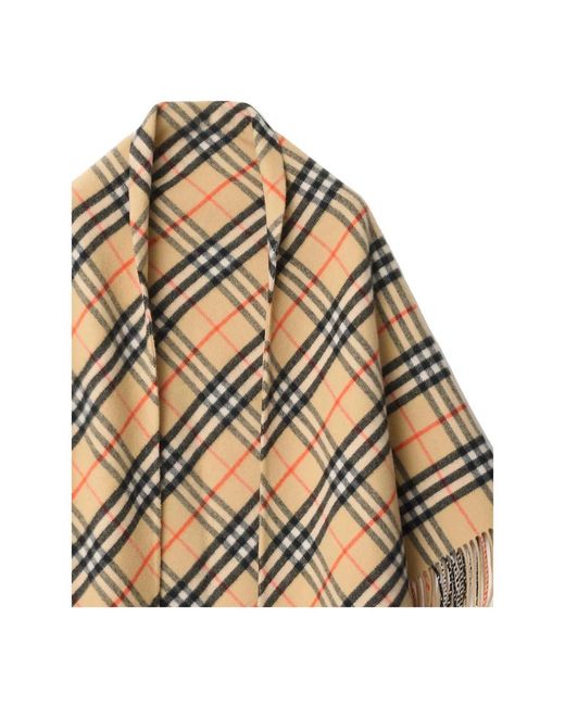 Burberry Metallic Ponchos