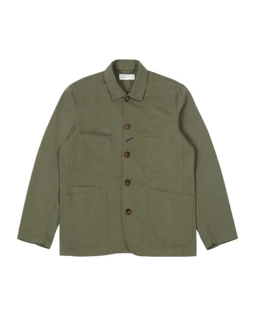Light Jackets Universal Works de hombre de color Green