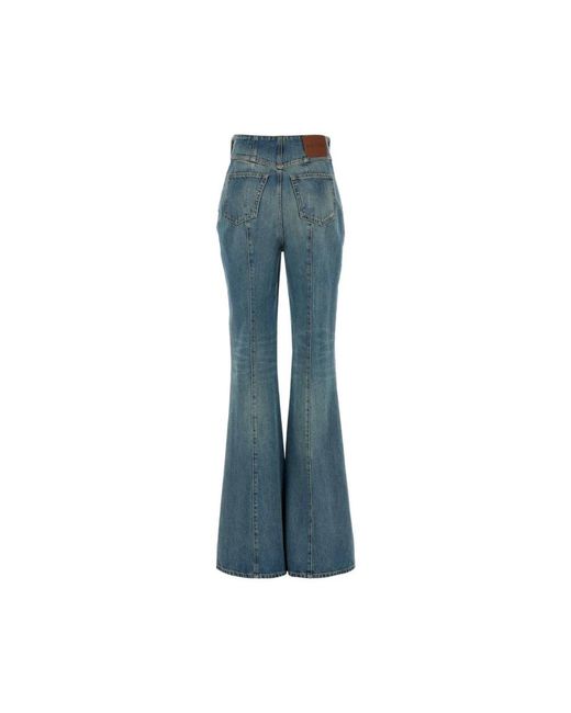 McQueen Blue Flare Jeans