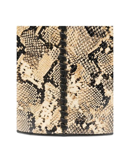 Isabel Marant Chique Zwart Schoudertas in het Metallic