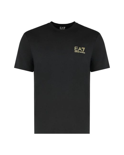 EA7 Black T-Shirts for men