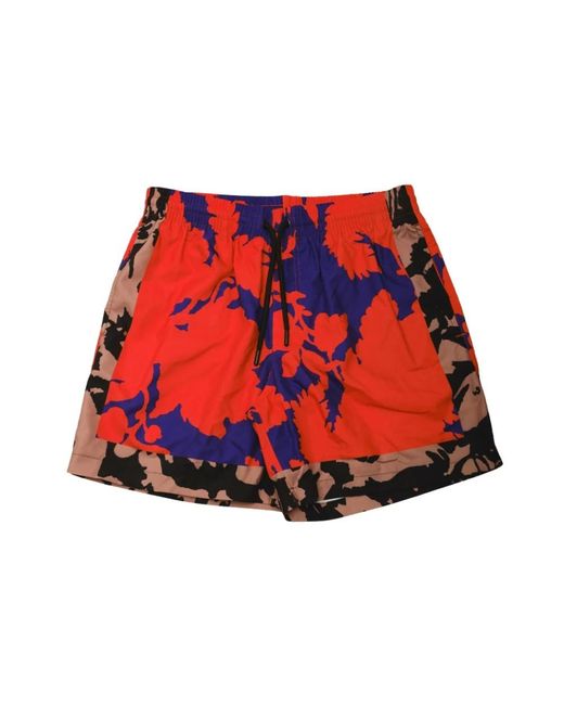 Dries Van Noten Red Beachwear for men