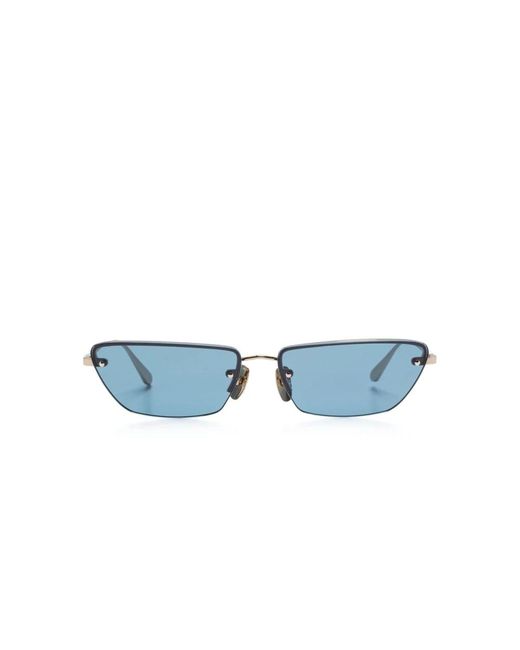 Linda Farrow Blue Sunglasses