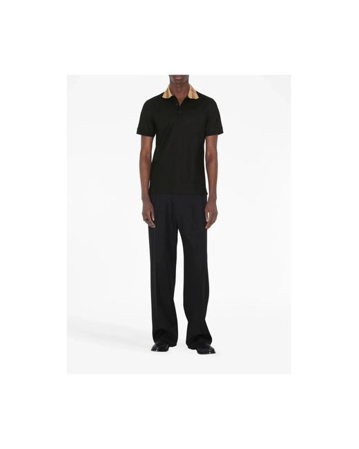 Burberry Black Polo Shirts for men