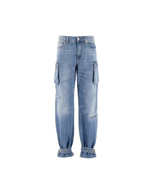 Ermanno Scervino Blue Loose-Fit Jeans