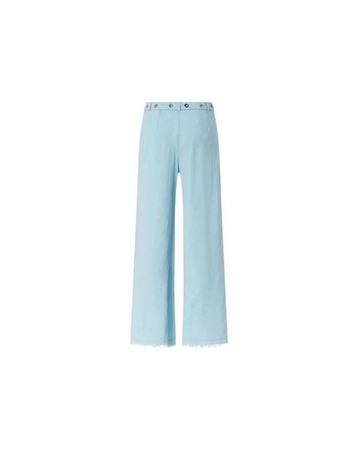 Pinko Blue Wide Trousers