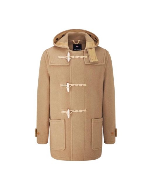 Single-Breasted Coats Gloverall de hombre de color Natural