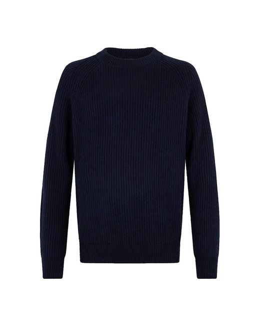 Mc2 Saint Barth Maglia A Girocollo Basic Mc2 S in het Blue voor heren