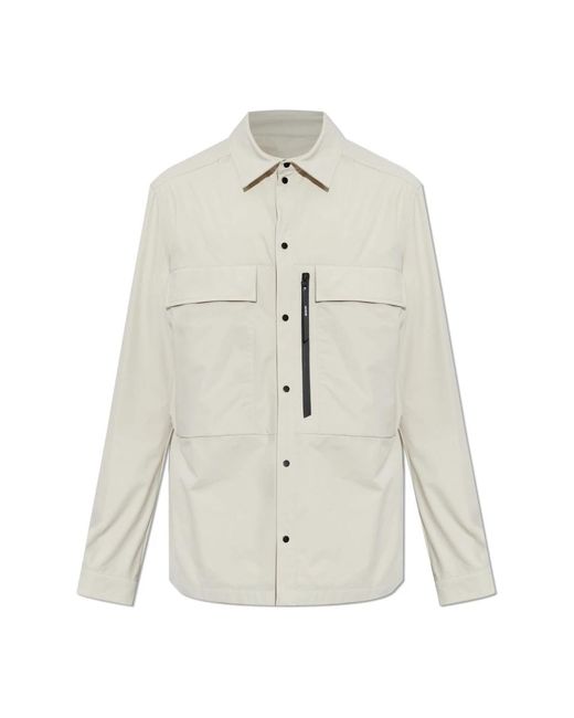 Light Jackets Moncler de hombre de color White