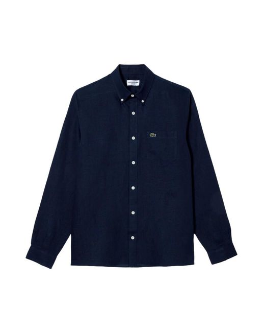 Lacoste Blue Casual Shirts for men